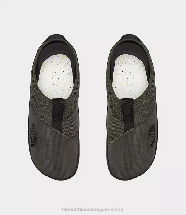 The North Face cipő J2LJ423 új taupe zöld/tnf fekete egynemű alaptábori öszvérek