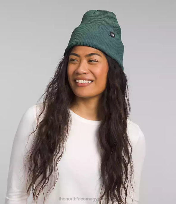 The North Face tartozék J2LJ561 sötét zsálya egynemű városi mandzsetta sapka