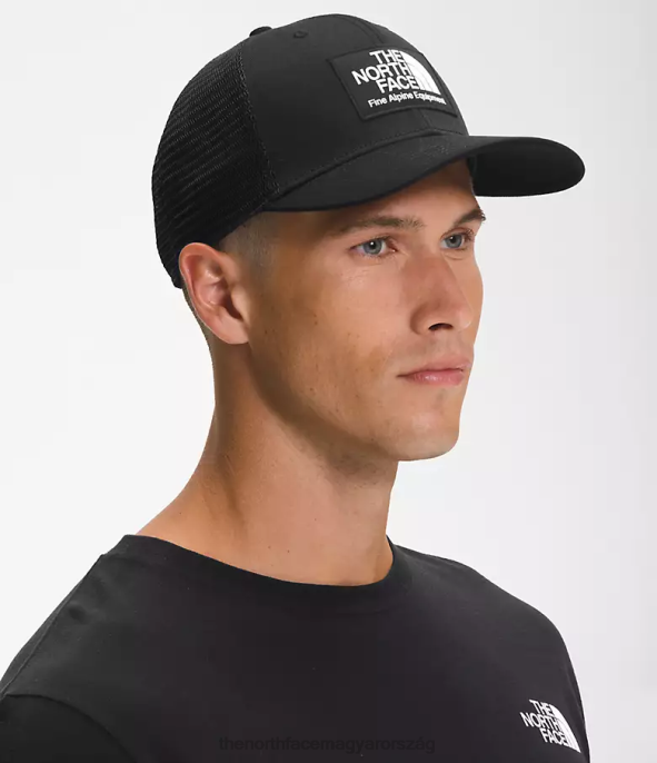The North Face tartozék J2LJ721 tnf fekete egynemű mélyen illeszkedő mudder kamionos sapka