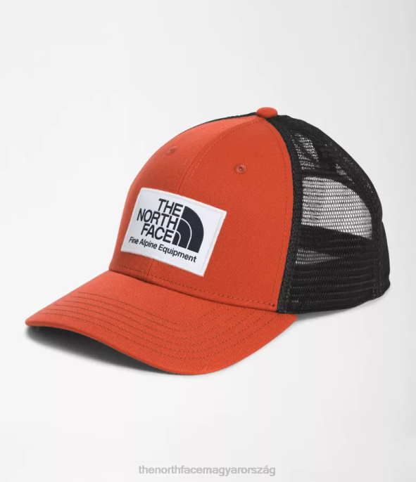 The North Face tartozék J2LJ722 rozsdás bronz egynemű mélyen illeszkedő mudder kamionos sapka