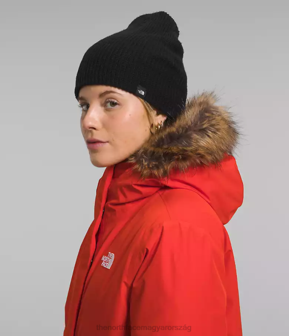 The North Face tartozék J2LJ934 tnf fekete egynemű városi kapcsoló sapka