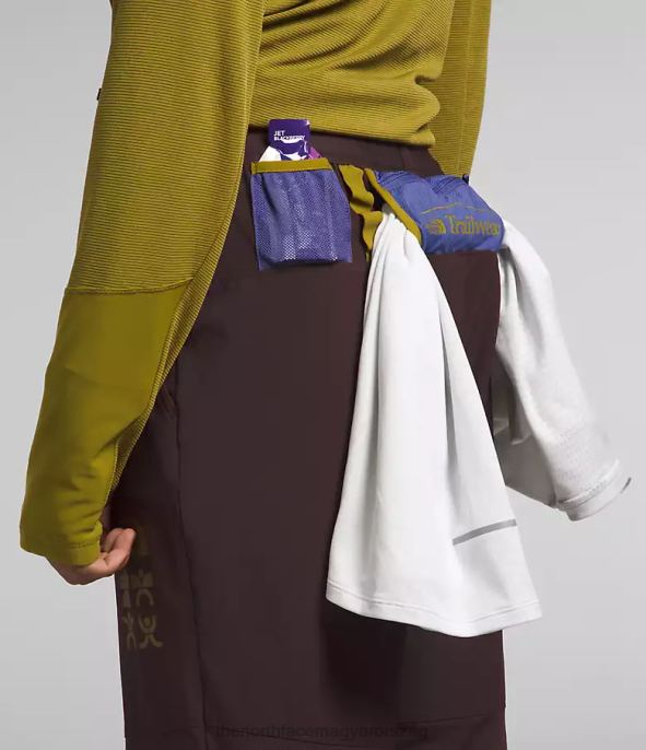 The North Face ruházat J2LJ216 szénbarna férfiak trailwear okt kocogók