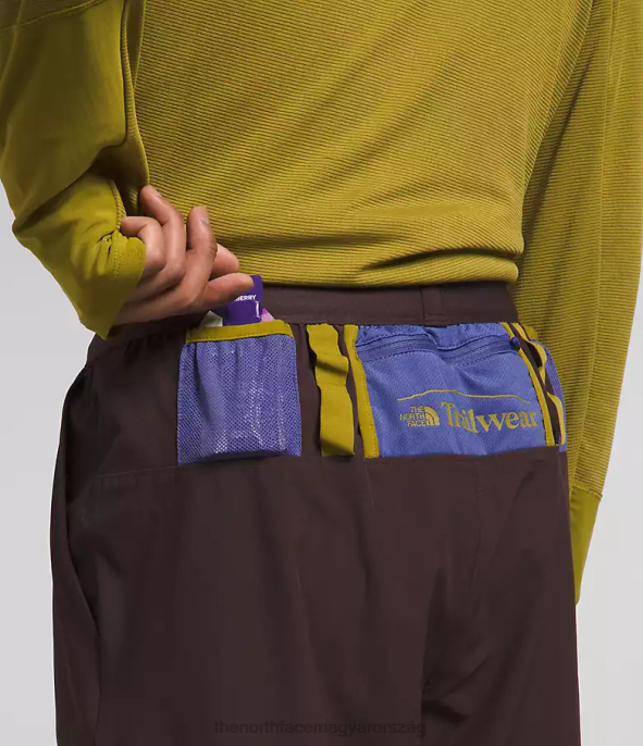 The North Face ruházat J2LJ216 szénbarna férfiak trailwear okt kocogók