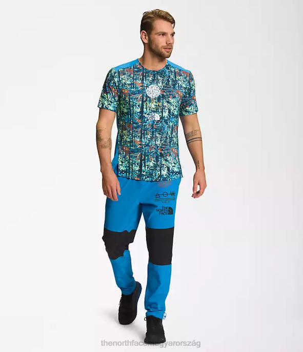 The North Face ruházat J2LJ217 szuper szonikus kék/tnf fekete férfiak trailwear okt kocogók