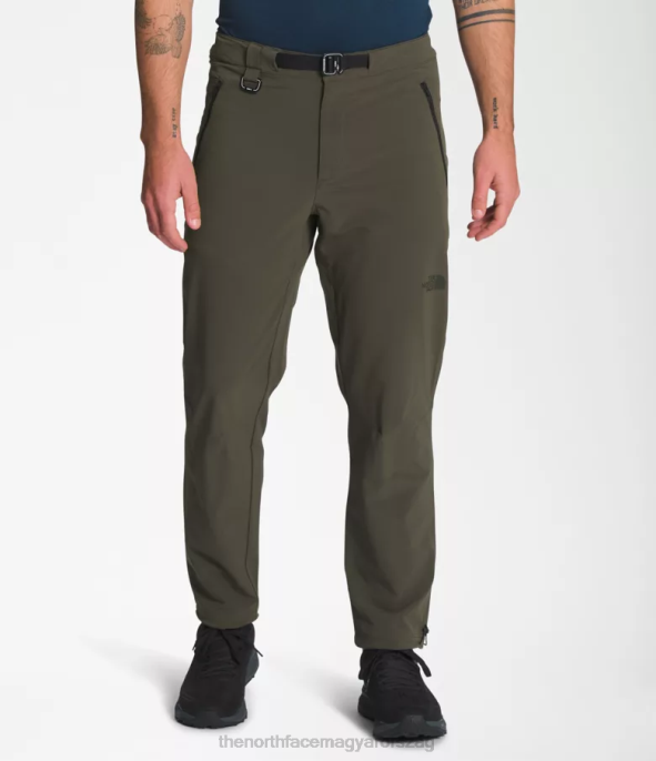 The North Face ruházat J2LJ27 új taupe zöld férfiak paramount pro nadrág