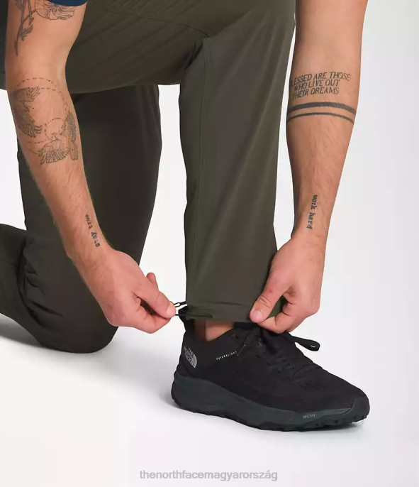 The North Face ruházat J2LJ27 új taupe zöld férfiak paramount pro nadrág