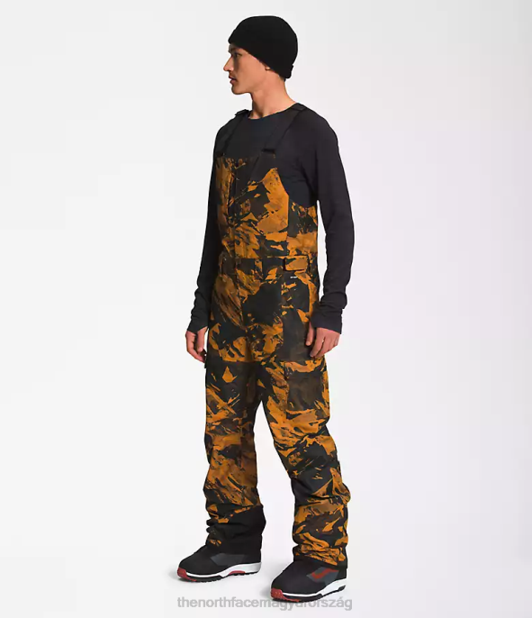 The North Face ruházat J2LJ656 bőr barna tónusú hegyi tájkép nyomat férfiak szabadság előke