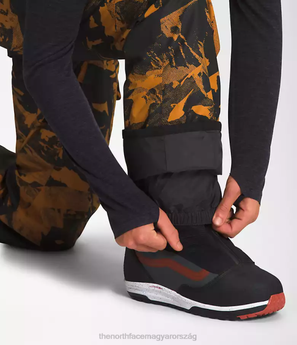 The North Face ruházat J2LJ656 bőr barna tónusú hegyi tájkép nyomat férfiak szabadság előke