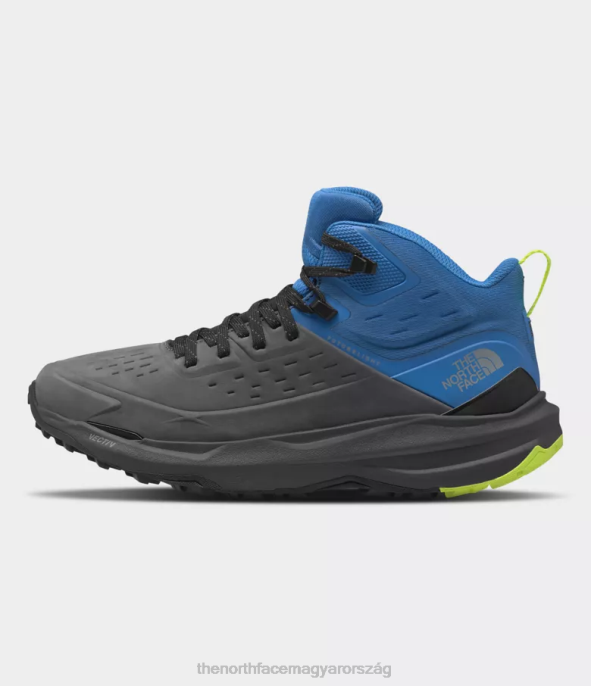 The North Face cipő J2LJ611 vanadis grey/super Sonic blue férfiak vectiv exploris 2 mid futurelight bőrcsizma