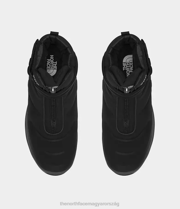 The North Face cipő J2LJ932 tnf fekete/aszfaltszürke férfiak nuptse ii pántos vízálló csizma