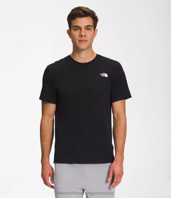 The North Face ruházat J2LJ1255 tnf fekete férfiak vándor rövid ujjú