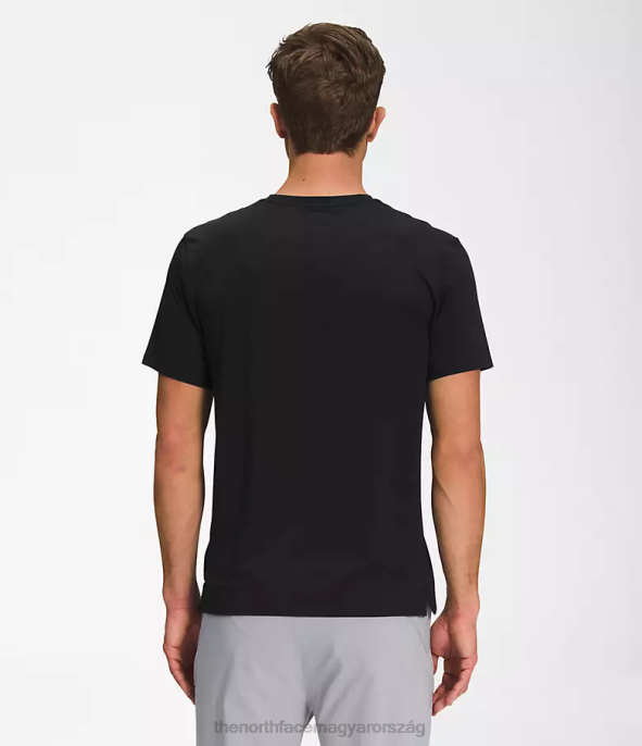 The North Face ruházat J2LJ1255 tnf fekete férfiak vándor rövid ujjú