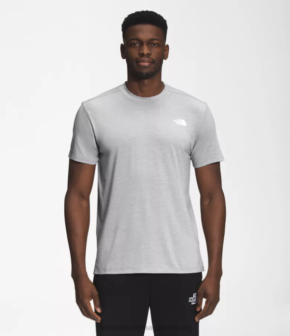 The North Face ruházat J2LJ1256 meld szürke hanga férfiak vándor rövid ujjú