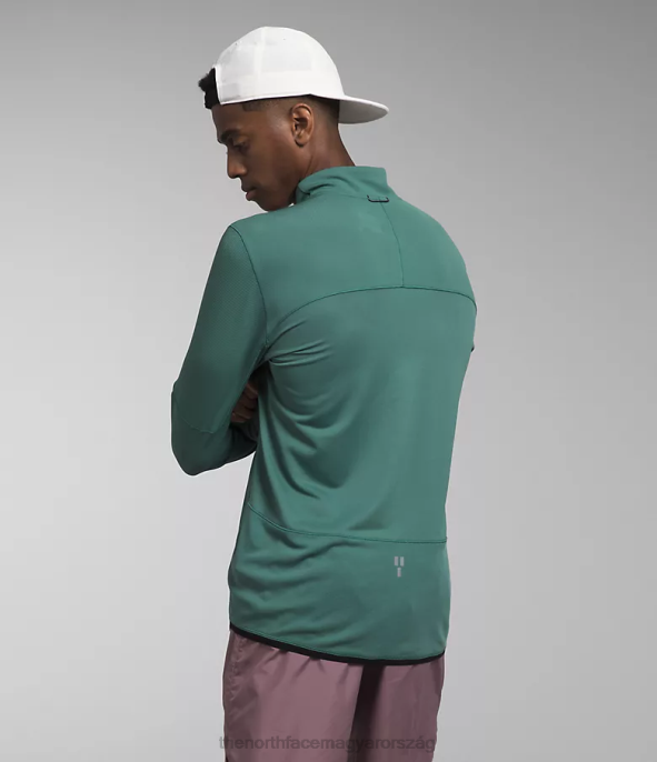 The North Face ruházat J2LJ486 sötét zsálya férfiak napkelte -cipzár