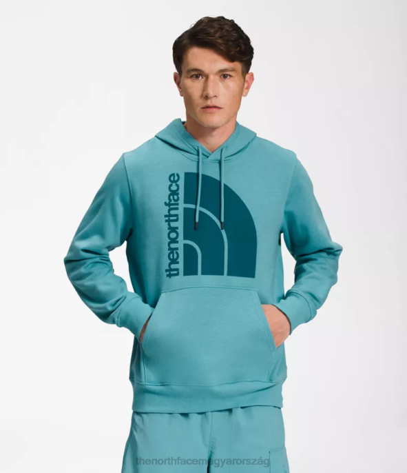 The North Face ruházat J2LJ1122 zátony vízkék korall férfiak jumbo félkupolás kapucnis pulcsi
