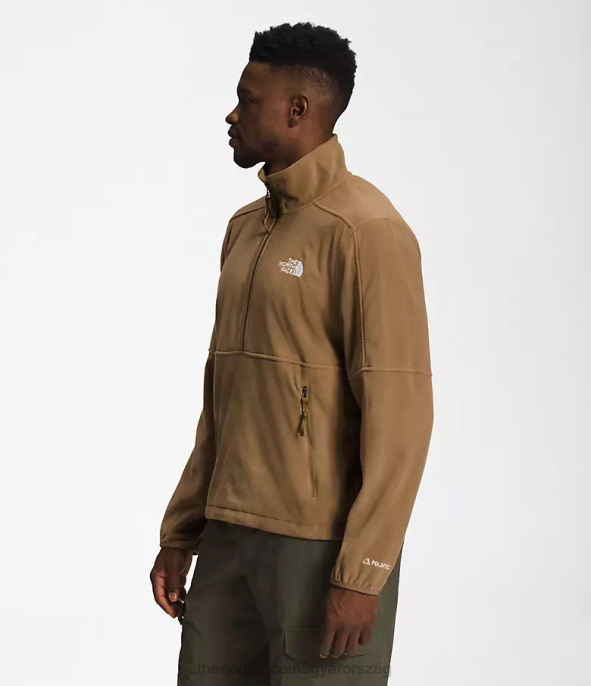 The North Face ruházat J2LJ300 használati barna férfiak tnf polartec 100 -zip
