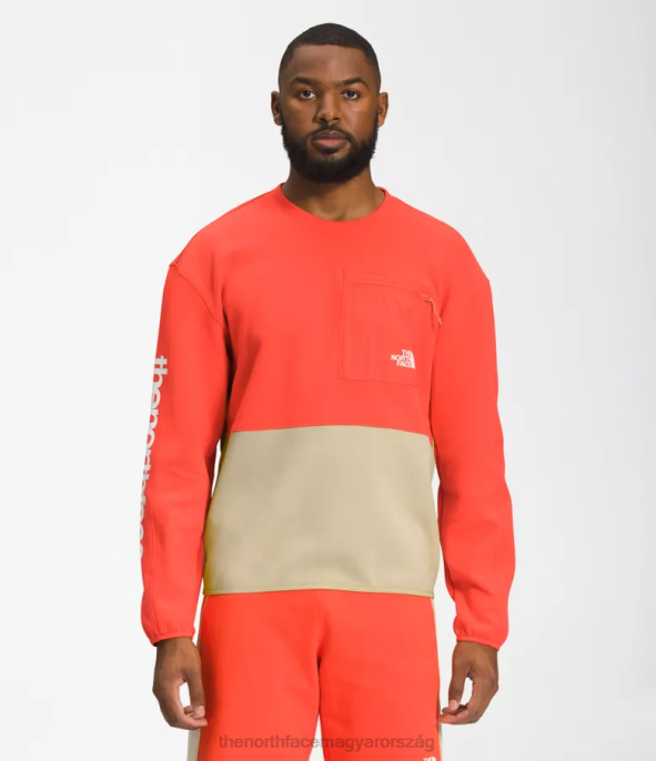The North Face ruházat J2LJ603 kavics/retro narancs férfiak tnf tech legénység