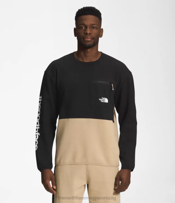 The North Face ruházat J2LJ605 khaki kő férfiak tnf tech legénység