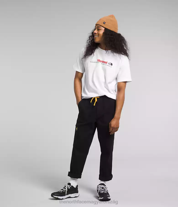 The North Face ruházat J2LJ1070 tnf fehér/montreal férfiak rövid ujjú városi póló