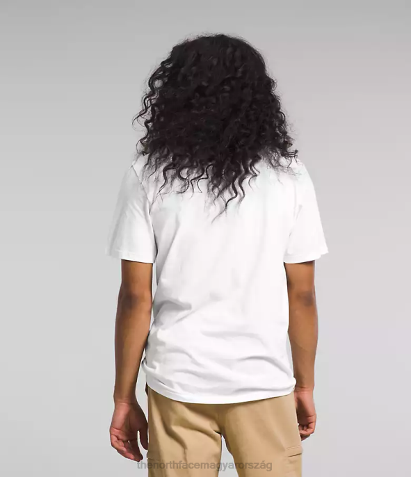 The North Face ruházat J2LJ1071 tnf fehér/vancouver férfiak rövid ujjú városi póló