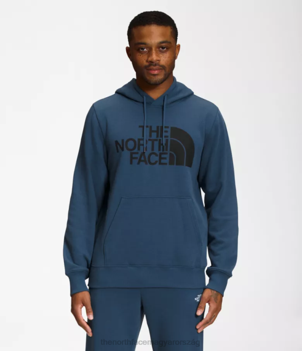 The North Face ruházat J2LJ110 árnyékos kék/tnf fekete férfiak félkupolás pulóver kapucnis pulóver
