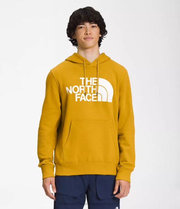 The North Face ruházat J2LJ114 nyílfa sárga férfiak félkupolás pulóver kapucnis pulóver