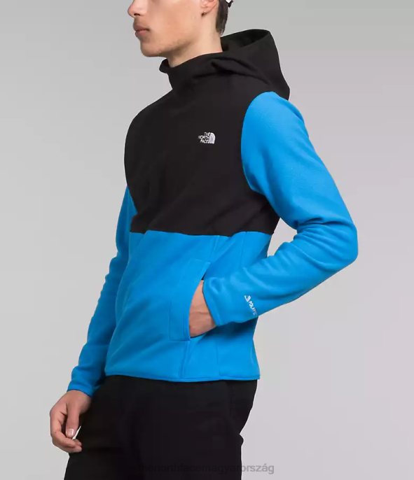 The North Face ruházat J2LJ119 optikai kék/tnf fekete férfiak alpesi polartec 100 pulóver