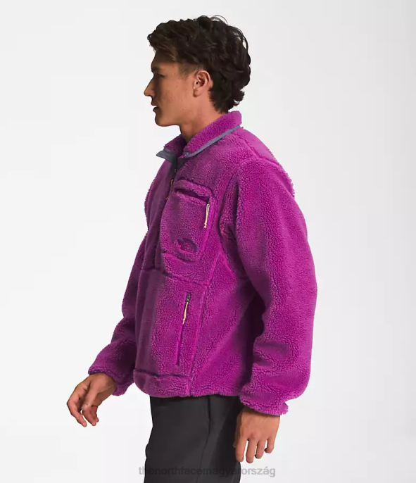 The North Face ruházat J2LJ120 lila kaktuszvirág/holdpala férfiak extrém bolyhos pulóver