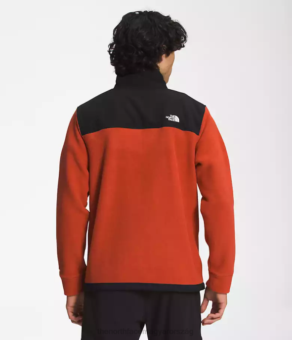 The North Face ruházat J2LJ358 rozsdás bronz/tnf fekete férfiak alpesi polartec 200 -zip