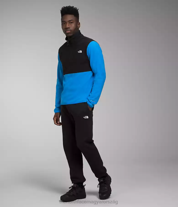 The North Face ruházat J2LJ776 optikai kék/tnf fekete férfiak alpesi polartec 100 -zip