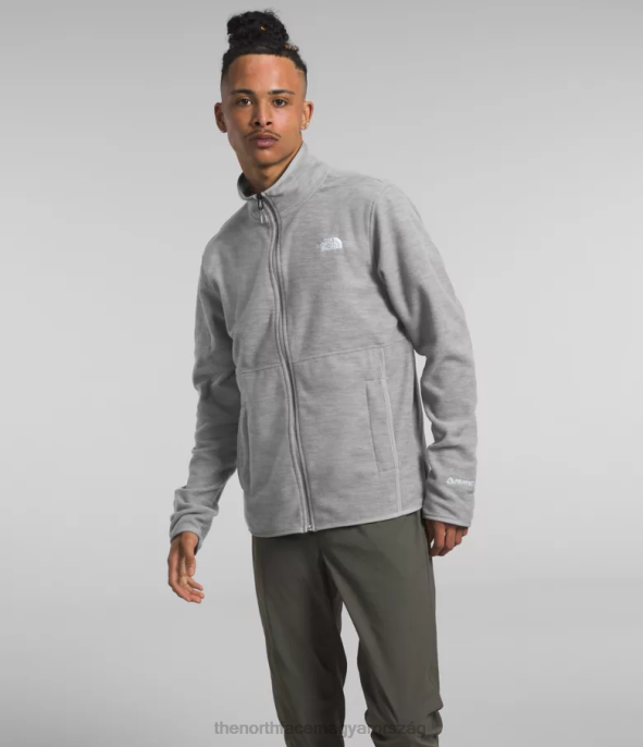 The North Face ruházat J2LJ16 tnf közepes szürke hanga férfiak alpesi polartec 100 kabát