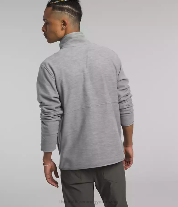The North Face ruházat J2LJ16 tnf közepes szürke hanga férfiak alpesi polartec 100 kabát