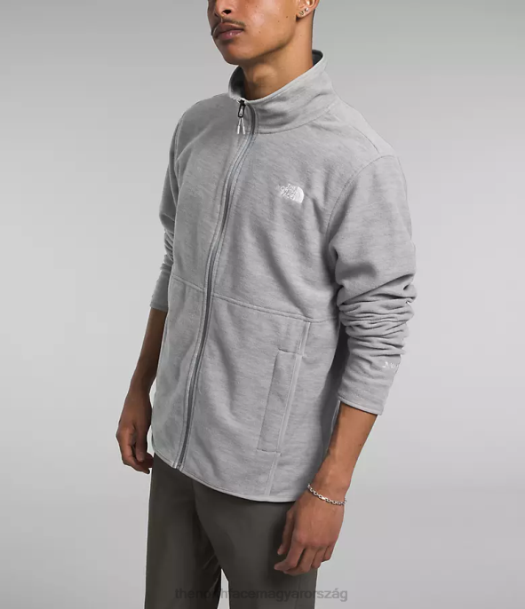 The North Face ruházat J2LJ16 tnf közepes szürke hanga férfiak alpesi polartec 100 kabát