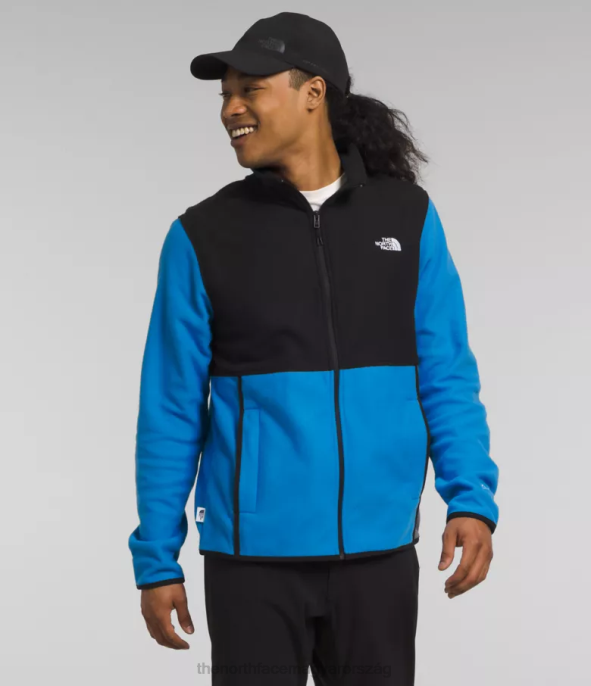 The North Face ruházat J2LJ17 optikai kék/tnf fekete férfiak alpesi polartec 100 kabát