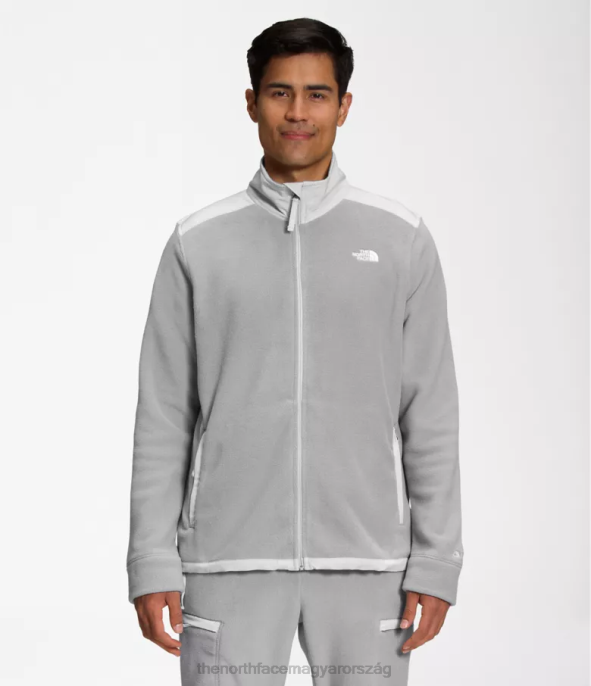 The North Face ruházat J2LJ540 szürke/ónszürke összeolvadás férfiak Alpine polartec 200 teljes cipzáras kabát