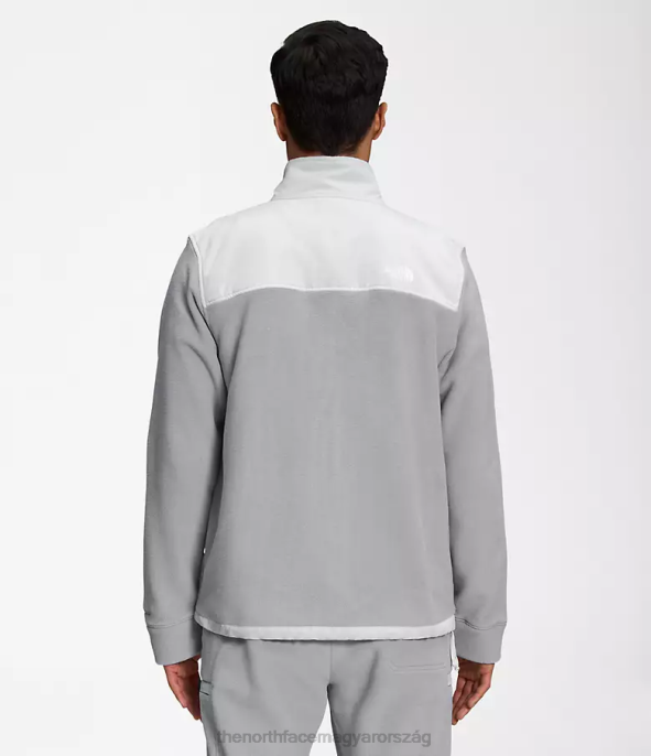 The North Face ruházat J2LJ540 szürke/ónszürke összeolvadás férfiak Alpine polartec 200 teljes cipzáras kabát