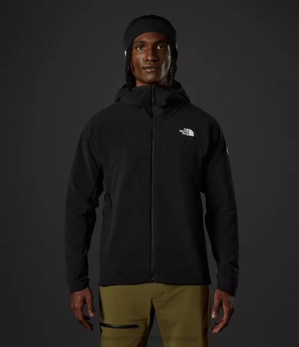 The North Face ruházat J2LJ950 tnf fekete férfiak summit sorozat casaval hibrid kapucnis pulcsi