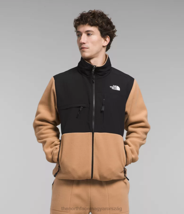 The North Face ruházat J2LJ194 mandulavaj/tnf fekete férfiak denali kabát