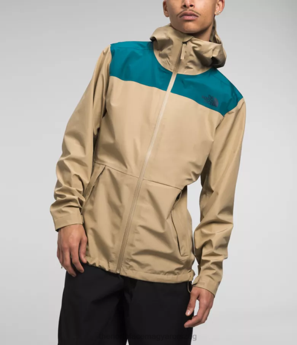 The North Face ruházat J2LJ1117 kék korall/khaki kő férfiak dryzzle futurelight kabát