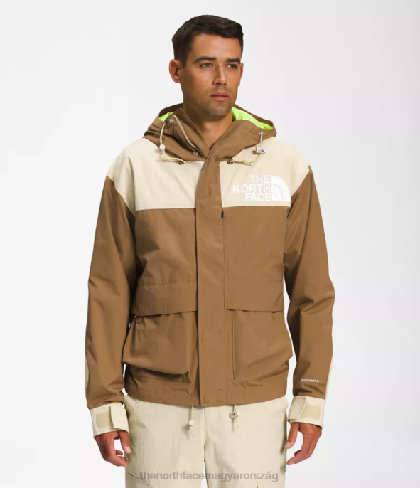 The North Face ruházat J2LJ204 közmű barna/kavics férfiak 86-os low-fi hi-tek hegyi kabát