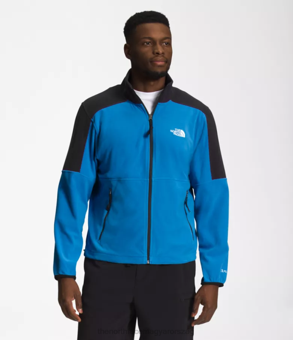 The North Face ruházat J2LJ484 szuper szonikus kék/tnf fekete férfiak tnf polartec 100 full-zip