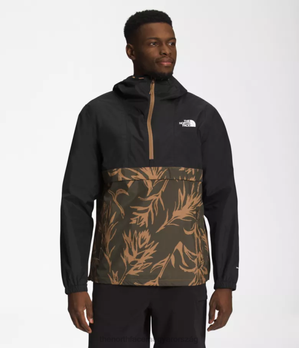 The North Face ruházat J2LJ700 tnf fekete/utlity barna ecsetnyomat férfiak antora anorak