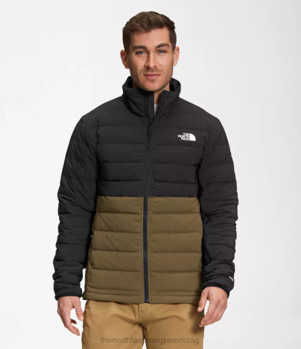 The North Face ruházat J2LJ648 tnf fekete/katonai olajbogyó férfiak belleview sztreccs kabát
