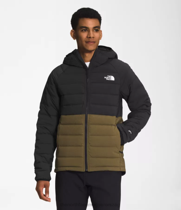 The North Face ruházat J2LJ920 tnf fekete/katonai olajbogyó férfiak belleview sztreccs pulcsi