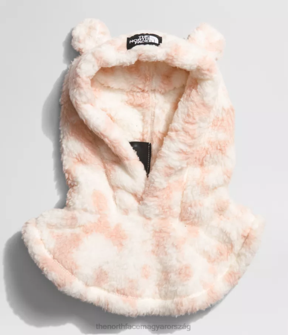 The North Face tartozék J2LJ820 gardénia fehér fade virágmintás baba medve édes oso csuklya