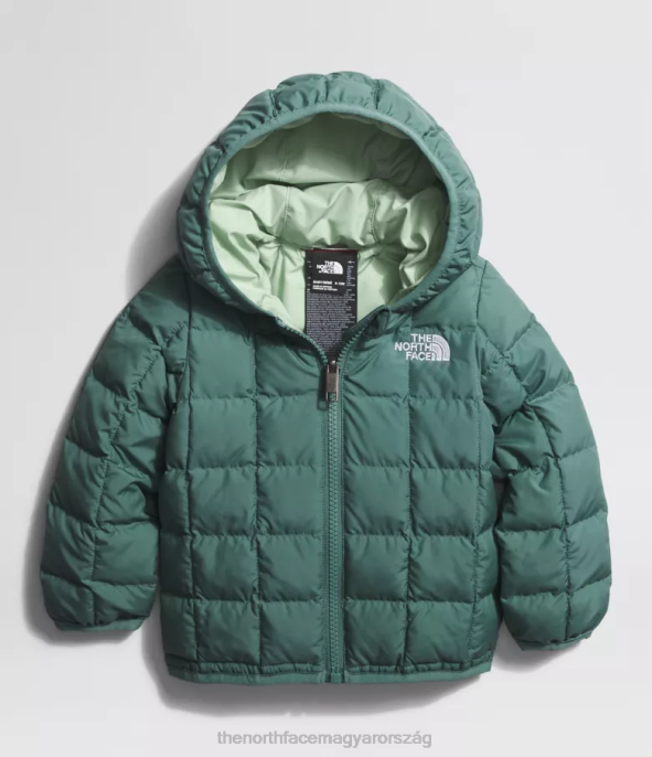 The North Face ruházat J2LJ636 sötét zsálya baba kifordítható termogolyós kapucnis kabát