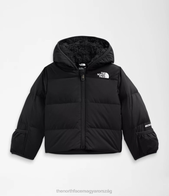 The North Face ruházat J2LJ764 tnf fekete baba északi kapucnis kabát