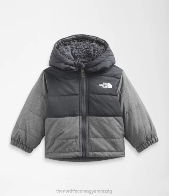 The North Face ruházat J2LJ865 tnf közepes szürke hanga baba kifordítható mt chimbo teljes cipzáros kapucnis kabát