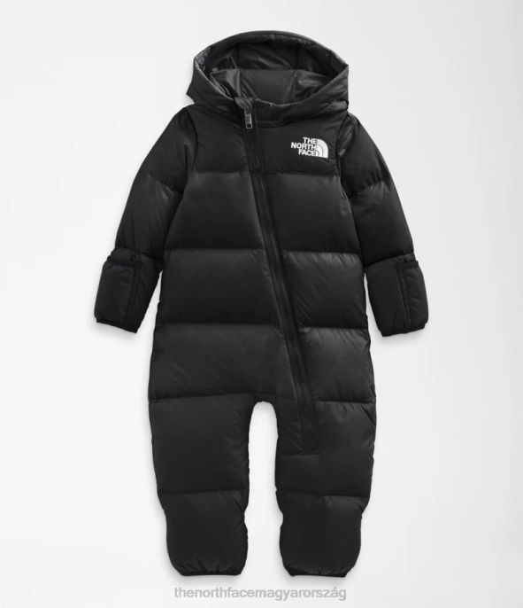 The North Face ruházat J2LJ91 tnf fekete baba 1996-os retro nuptse egyrészes