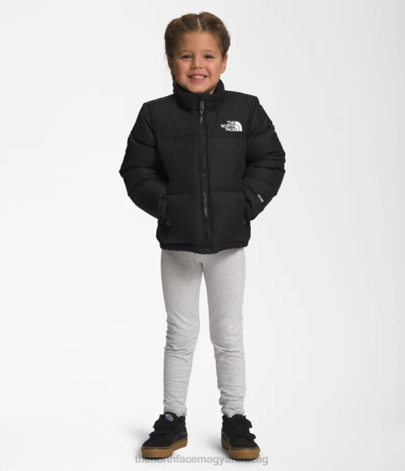 The North Face ruházat J2LJ529 tnf fekete gyerekek 1996-os retro nuptse kabát